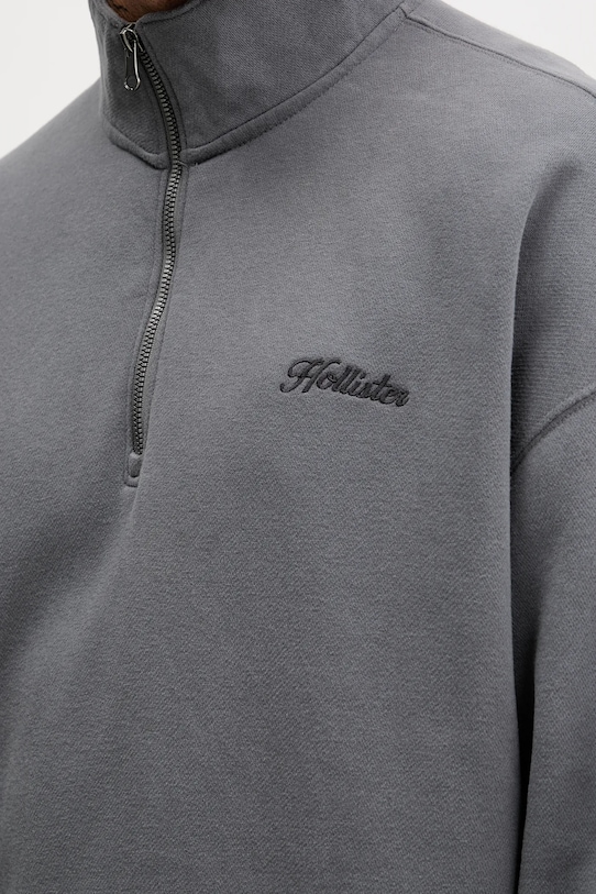 Mikina Hollister Co. KI322.5372.120 sivá