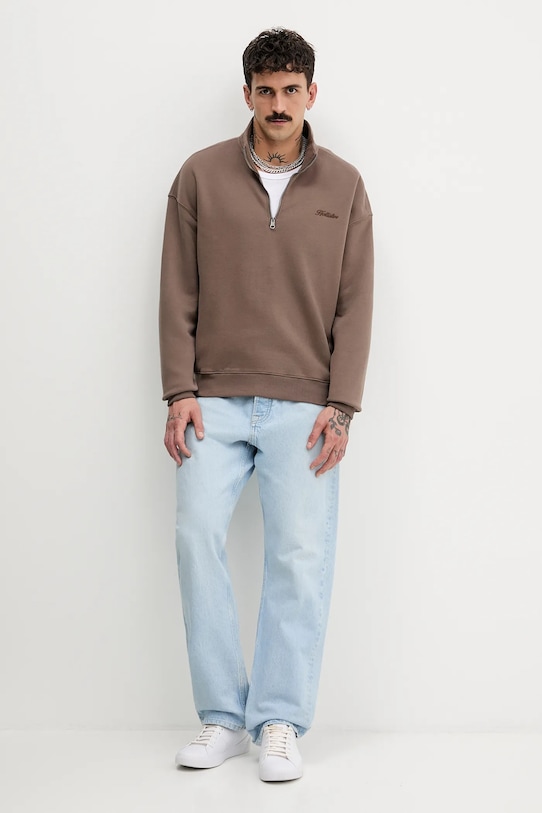 Hollister Co. bluza KI322.5372.420 brązowy AW25