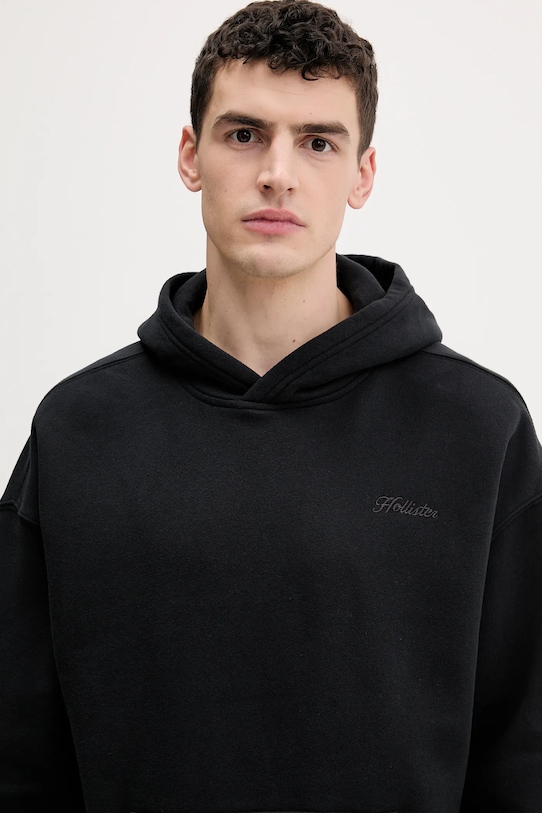 Μπλούζα Hollister Co. μαύρο KI322.5380.900