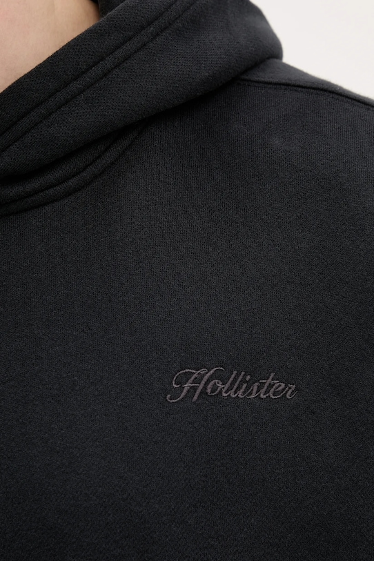 Μπλούζα Hollister Co. KI322.5380.900 μαύρο