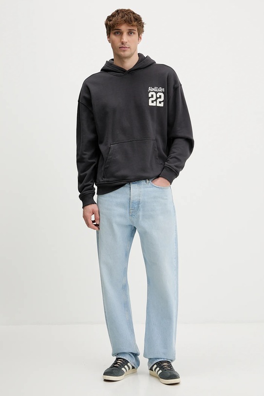 Μπλούζα Hollister Co. KI322.5388.901 γκρί AW25