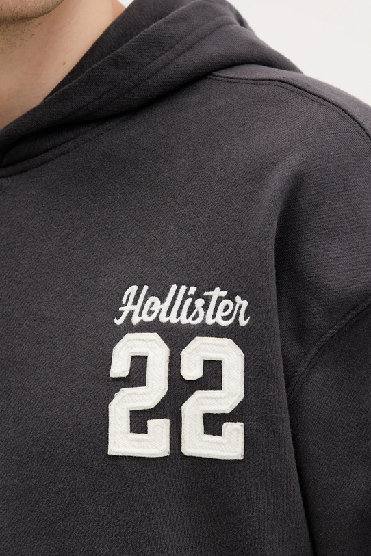 Μπλούζα Hollister Co. KI322.5388.901 γκρί