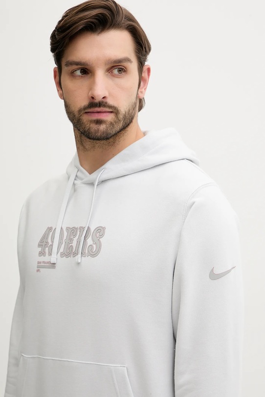 Nike bluza French Terry Club Hoodie szary 01D1.0BB.9B.PF5