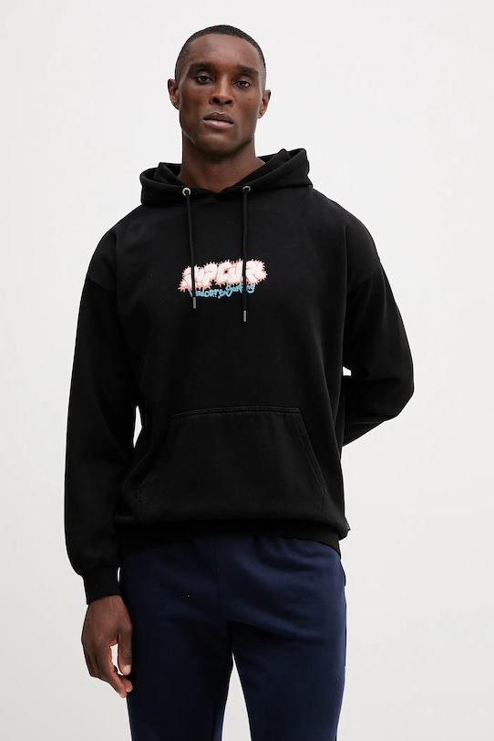 Mikina Rip Curl RAW ENERGY s kapucňou čierna 092MFL