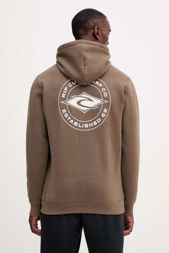 Oblečenie Mikina Rip Curl STAPLE 095MFL hnedá