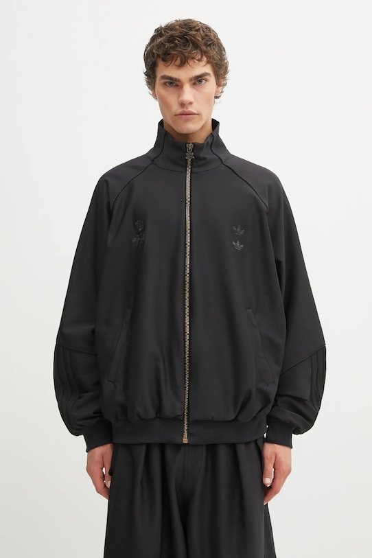 adidas Originals sweatshirt Wc Twill Trackj with elastane black KD9350