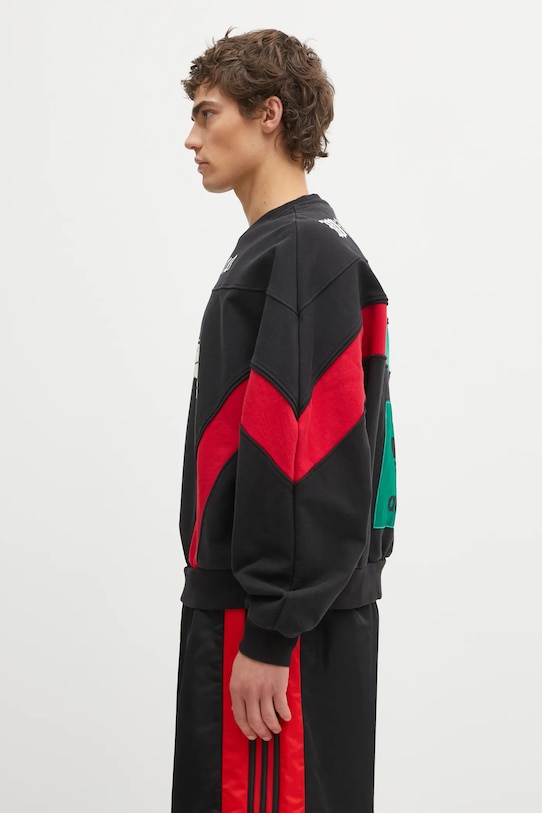 adidas Originals cotton sweatshirt Fleece Crewneck KF3196 black AW25