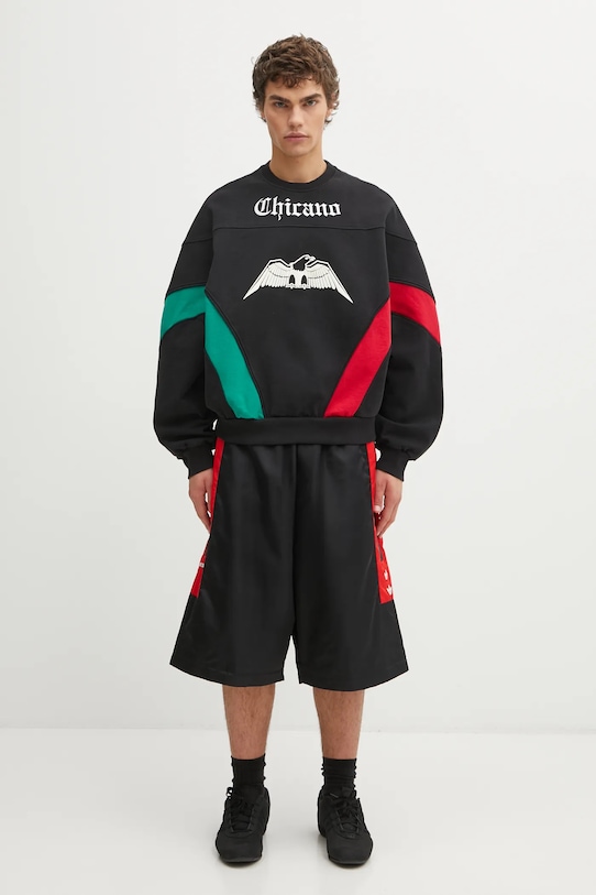 adidas Originals cotton sweatshirt Fleece Crewneck KF3196 black