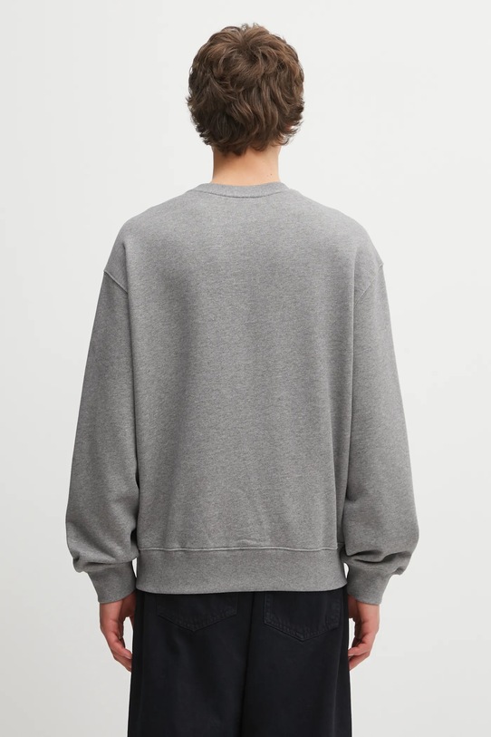 Clothing Maison Kitsuné cotton sweatshirt Fox Head Comfort PM00304KM0341 gray