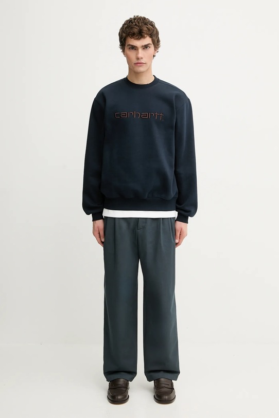 Carhartt WIP bluza Carhartt Sweat I030546.38CXX granatowy