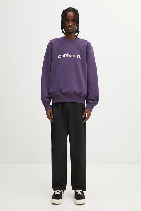 Carhartt WIP bluza Carhartt Sweat I030546.38IXX fioletowy