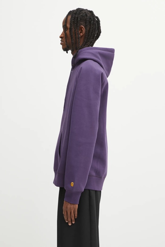 Carhartt WIP bluza Hooded Chase I033661.37YXX fioletowy AW25