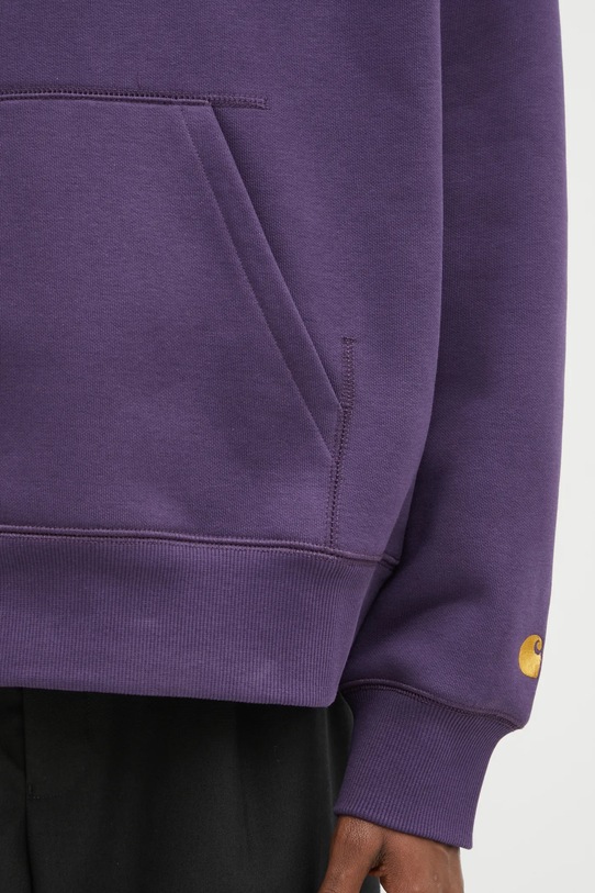 Carhartt WIP bluza Hooded Chase fioletowy I033661.37YXX