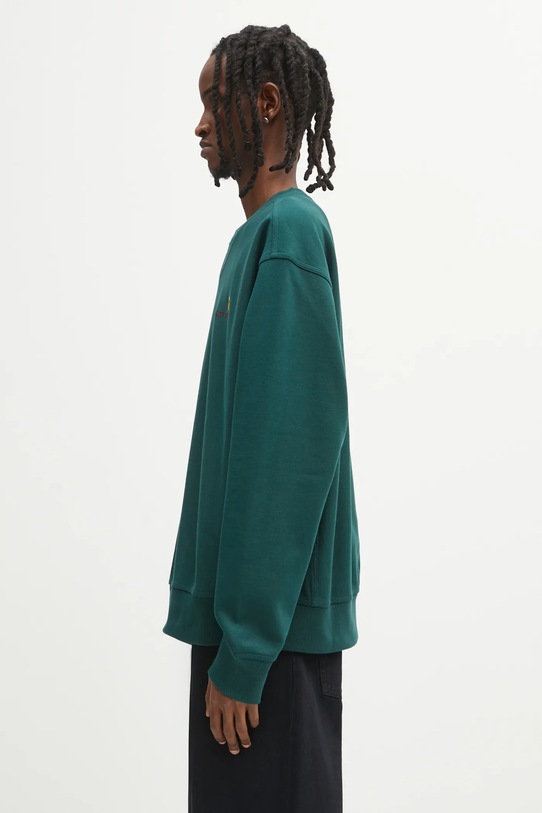 Carhartt WIP bluza American Script I025475.05AXX zielony AW25