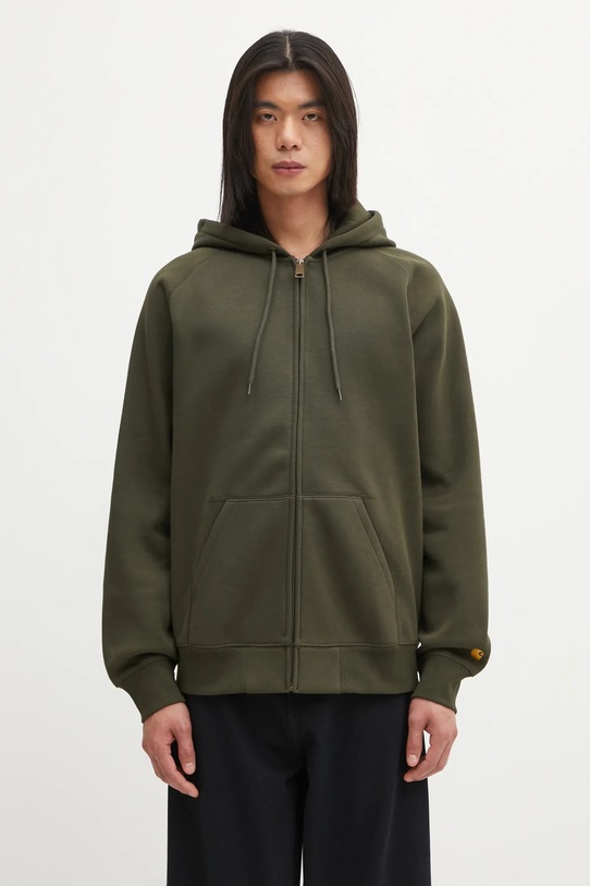 Carhartt WIP bluza Hooded Chase pozostałe zielony I033664.3CBXX