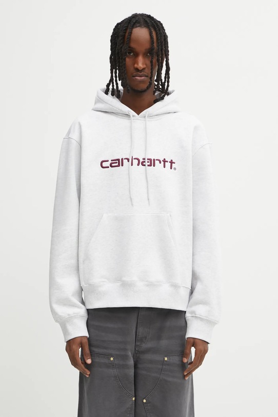 Carhartt WIP bluza Hooded Carhartt wzorzyste szary I030547.38HXX