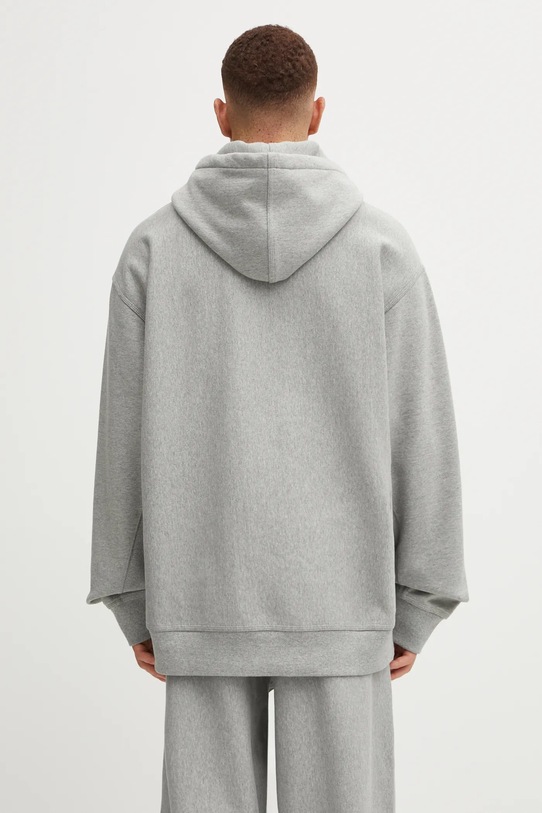 Odzież Carhartt WIP bluza Hooded American Script I028279.V6XX szary