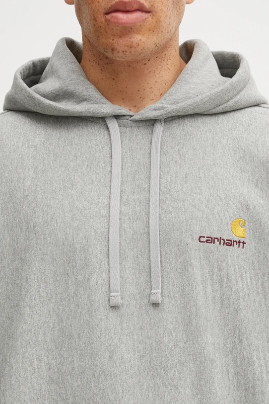 Carhartt WIP bluza Hooded American Script szary I028279.V6XX