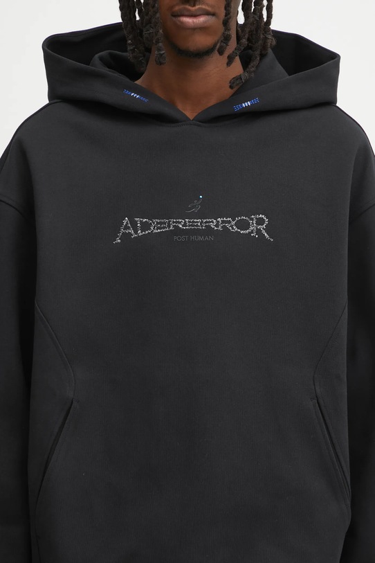 Ader Error bluza HOODIE czarny BO01FWHD0101BK