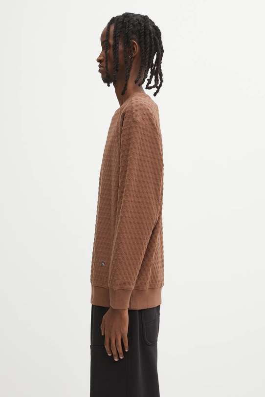 Ader Error bluza bawełniana SWEAT SHIRT BO01FWSW0103BR brązowy AW25