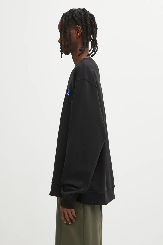 Ader Error bluza bawełniana SWEAT SHIRT BO42FYSW0101BK czarny AW25