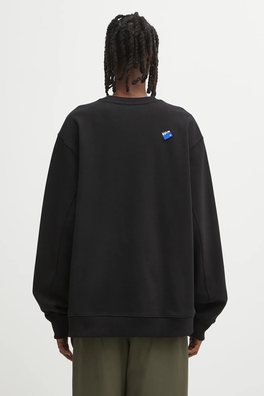 Odzież Ader Error bluza bawełniana SWEAT SHIRT BO42FYSW0101BK czarny
