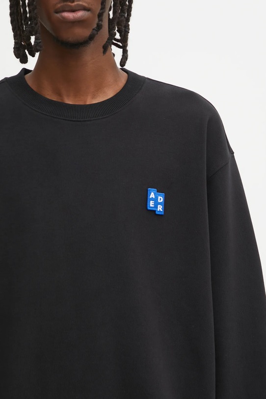 Ader Error bluza bawełniana SWEAT SHIRT czarny BO42FYSW0101BK