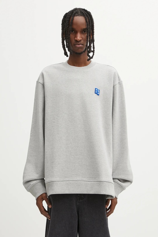 Ader Error bluza bawełniana SWEAT SHIRT bawełna szary BO42FYSW0101GR