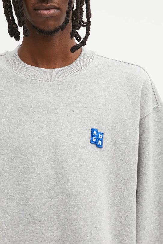 Ader Error bluza bawełniana SWEAT SHIRT szary BO42FYSW0101GR
