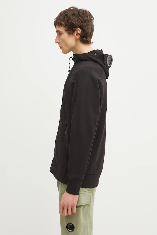 Бавовняна кофта C.P. Company RCCMSS715A005086W чорний SS26