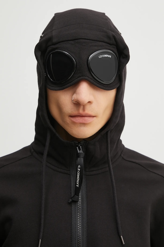 Бавовняна кофта C.P. Company чорний RCCMSS715A005086W