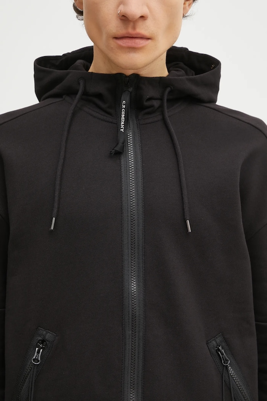 Βαμβακερή μπλούζα C.P. Company RCCMSS715A005086W μαύρο