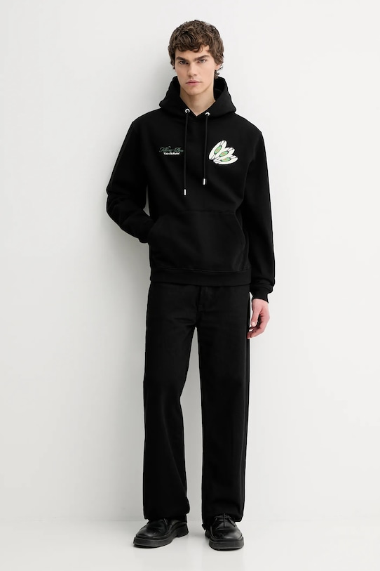 Filling Pieces bluza bawełniana Hoodie DJ 422532501241 czarny AW25