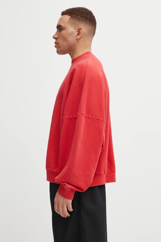 Willy Chavarria bluza bawełniana Diablo Hooligan WCJSY0118.006 czerwony AW25