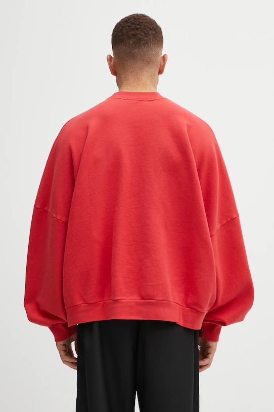 Odzież Willy Chavarria bluza bawełniana Diablo Hooligan WCJSY0118.006 czerwony