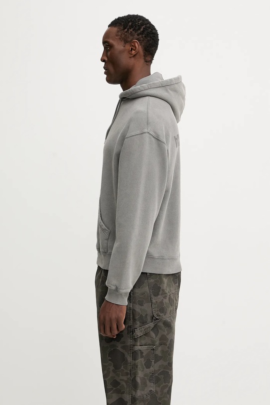 Axel Arigato bluza bawełniana Distort Washed A3434001 szary AW25