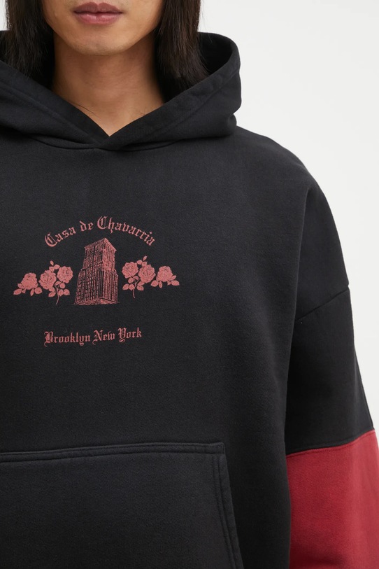 Willy Chavarria bluza bawełniana Casa De Chavarria czarny WCJSY0096.001