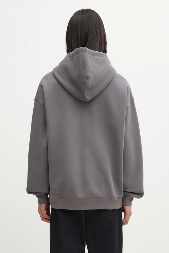 Odzież Y-3 bluza bawełniana M MERCH HODDIE KB2605 szary