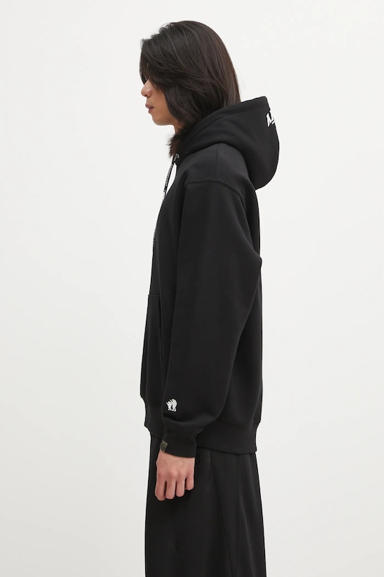 AAPE bluza Aaper Hoodie AAPSWMC370XXP czarny AW25