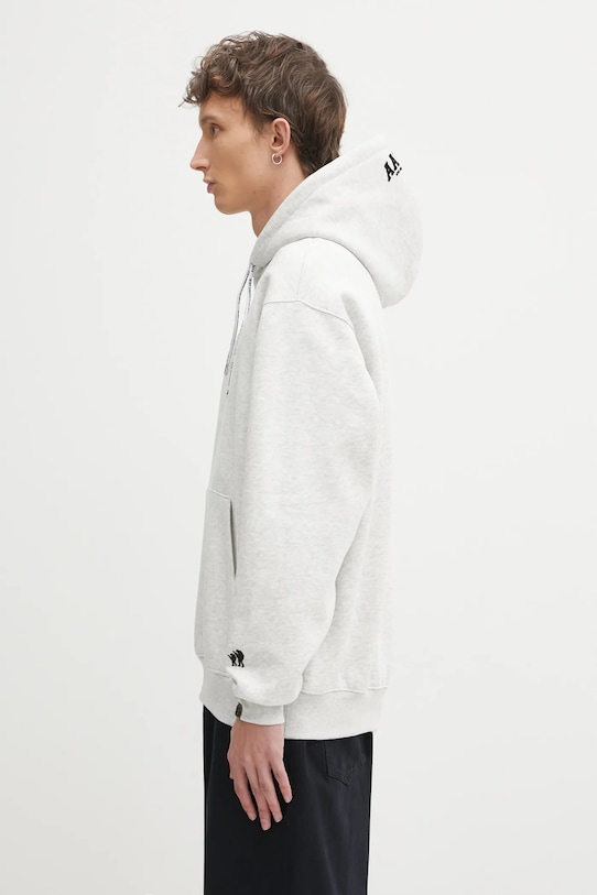 AAPE bluza Aaper Hoodie AAPSWMC370XAP szary AW25