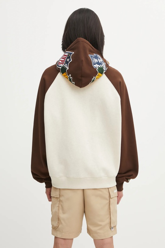 Odzież AAPE bluza Main Zip Up Sweater AAPSWMC387XAP beżowy