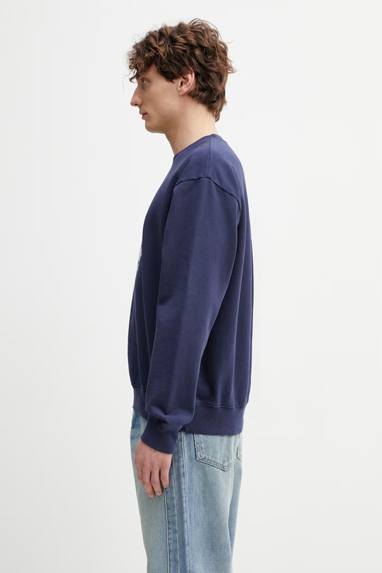 Sporty & Rich BH Crest bluza oversize bawełniana męska ST07164256BL106 granatowy AW25