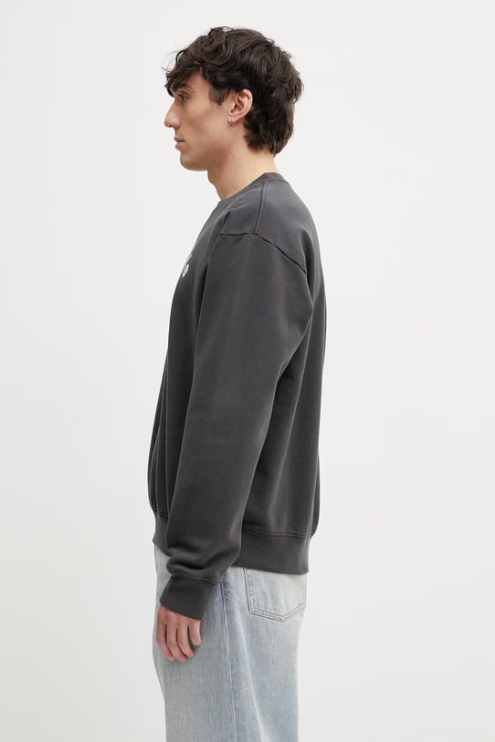 Sporty & Rich BH Riding Club bluza bawełniana męska ST07164255BA02 szary AW25