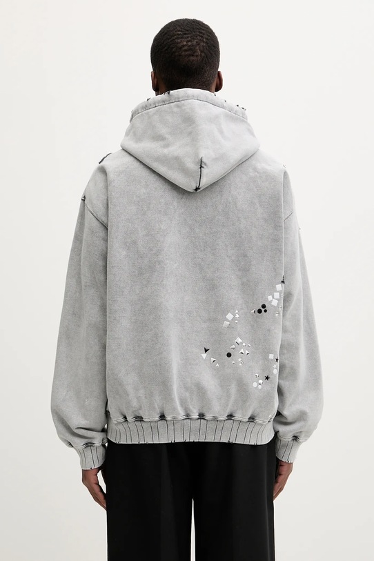 Odzież Maison MIHARA YASUHIRO bluza bawełniana A15HD561 szary