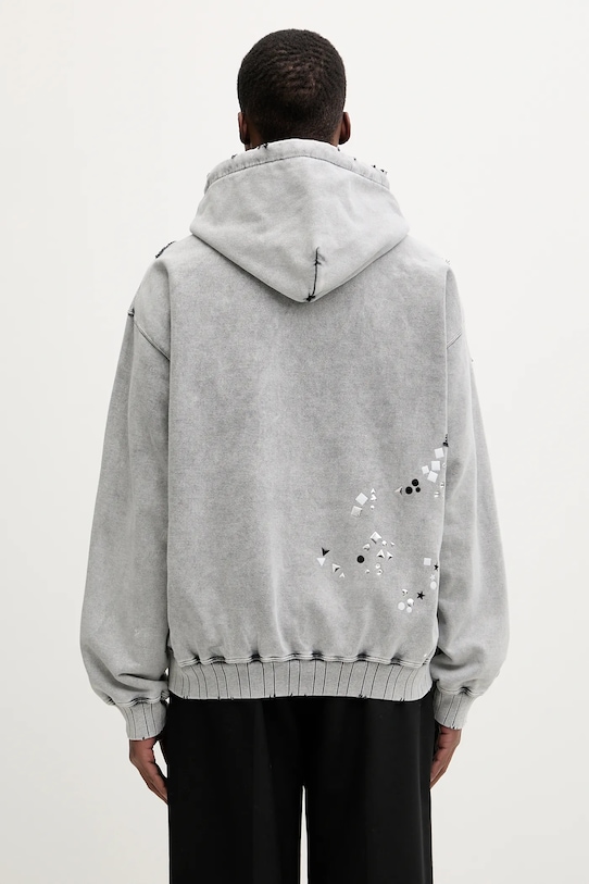 Odzież Maison MIHARA YASUHIRO bluza bawełniana A15HD561 szary