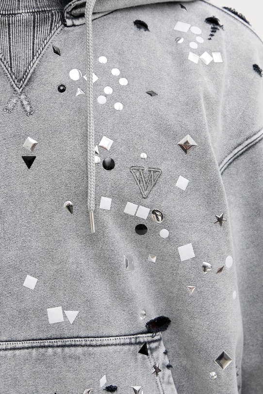 Maison MIHARA YASUHIRO bluza bawełniana szary A15HD561