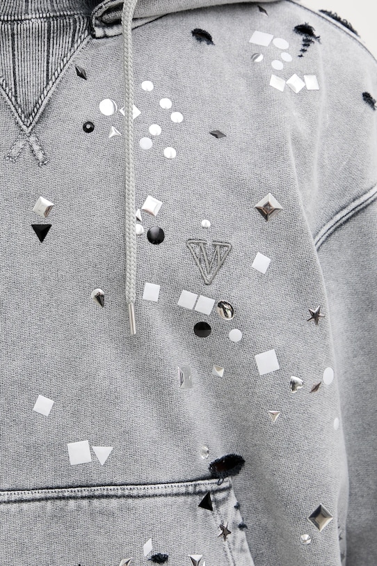 Maison MIHARA YASUHIRO bluza bawełniana szary A15HD561