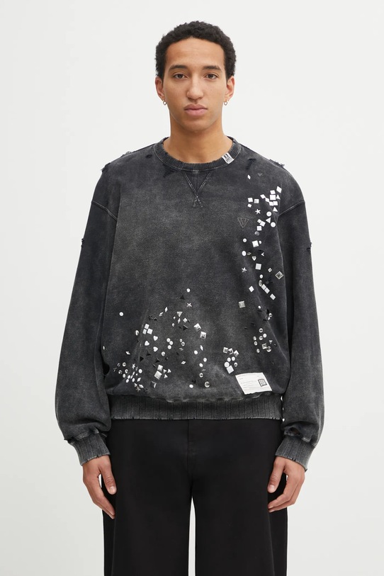 Maison MIHARA YASUHIRO bluza bawełniana bawełna czarny A15PO562