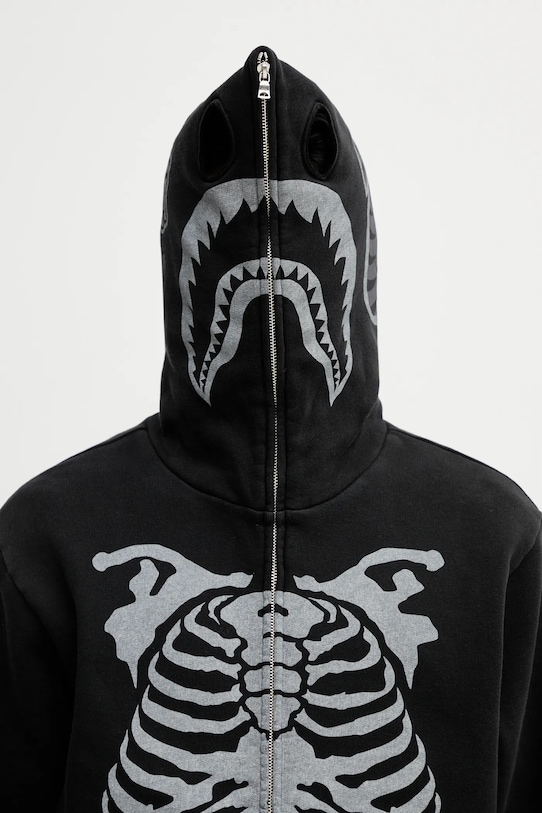 Dukserica A Bathing Ape Skeleton Shark crna 001ZPL801314M