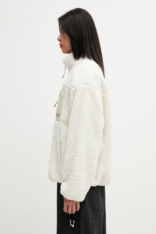 Dukserica od flisa AAPE AAPSWMC365XXP bež AW25